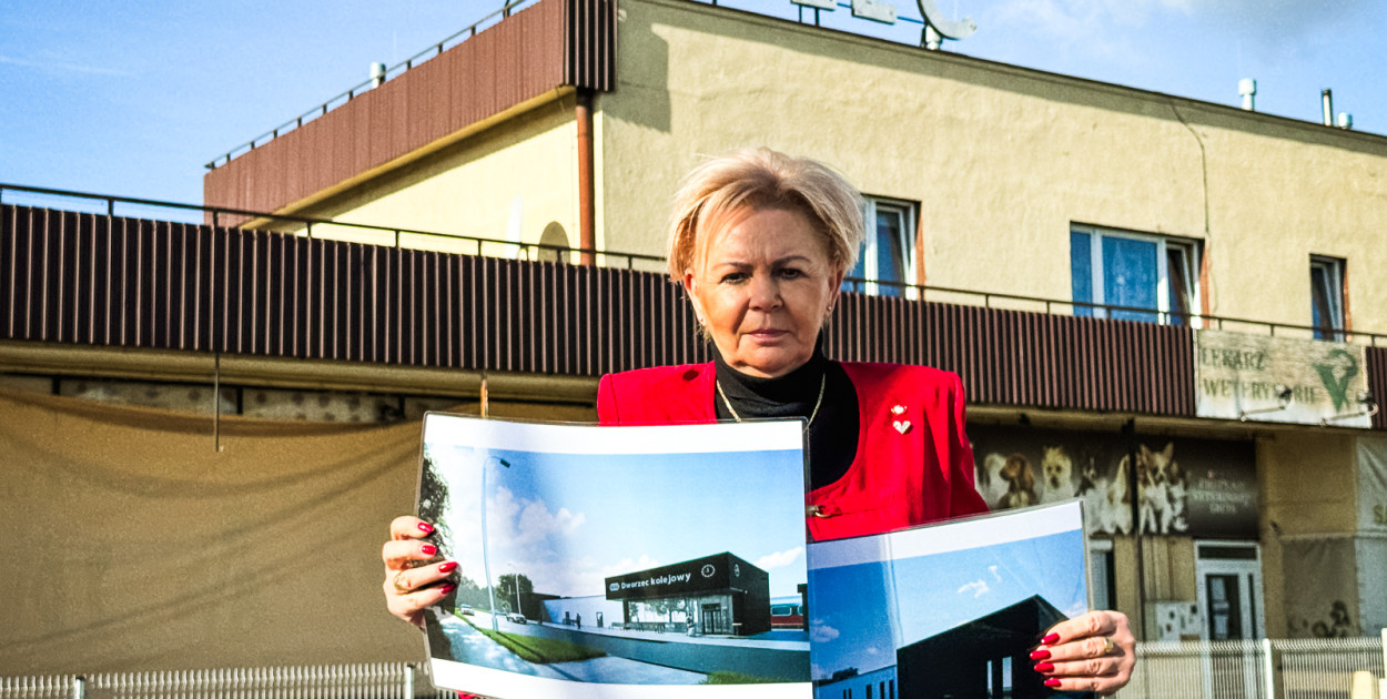 Kolejowa konferencja prasowa posłanki Skowrońskiej