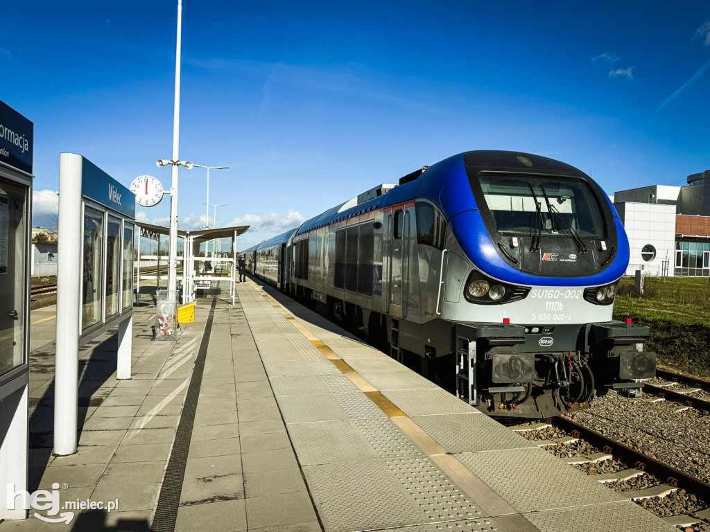 Kolejowa konferencja prasowa posłanki Skowrońskiej