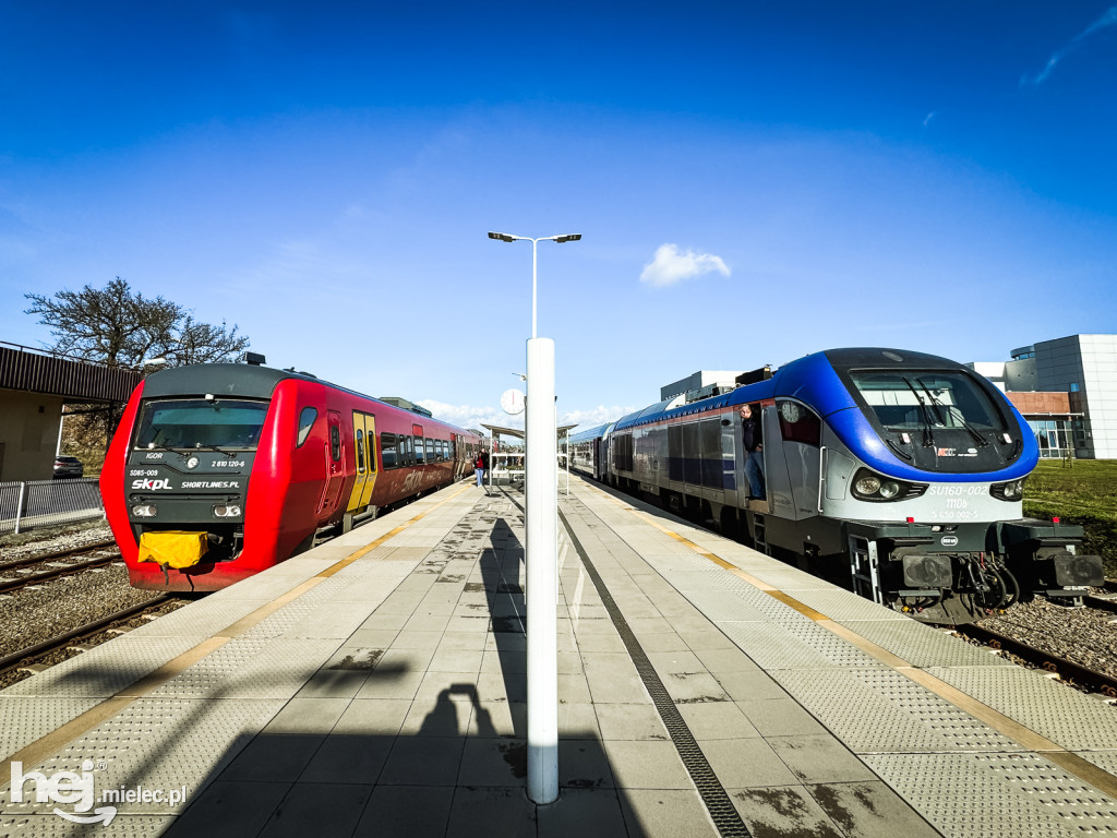 Kolejowa konferencja prasowa posłanki Skowrońskiej