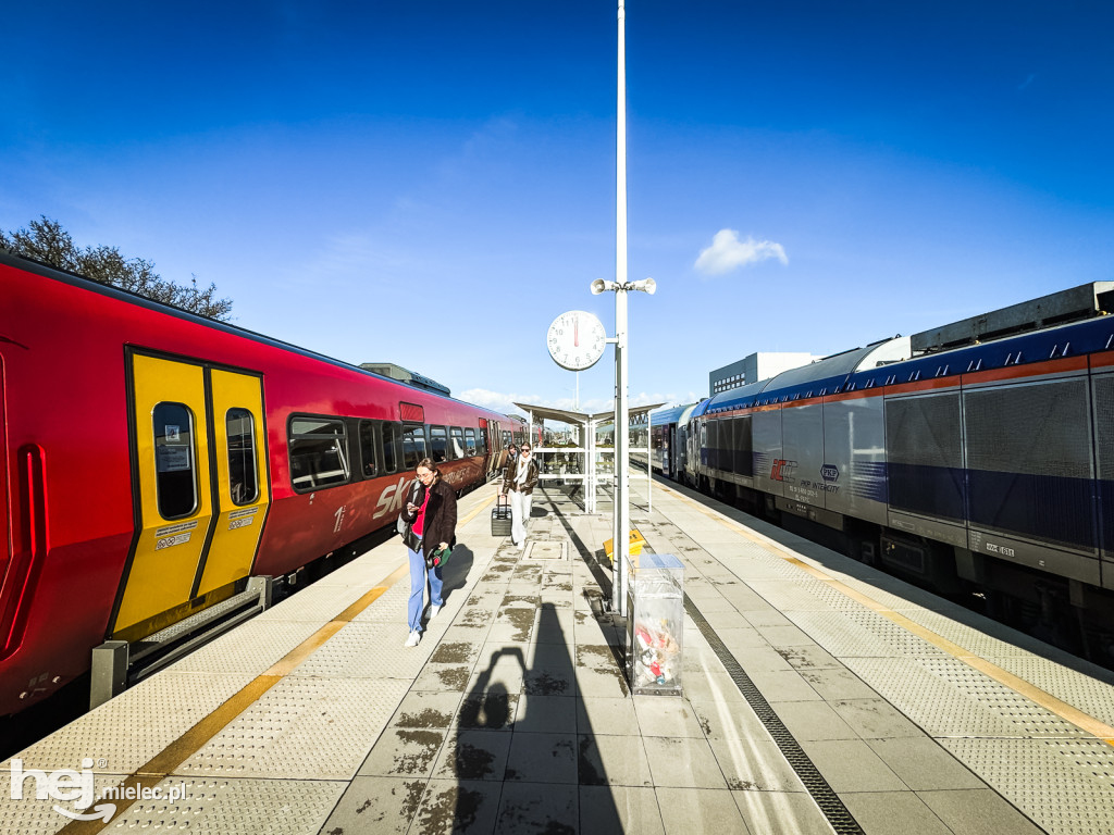 Kolejowa konferencja prasowa posłanki Skowrońskiej