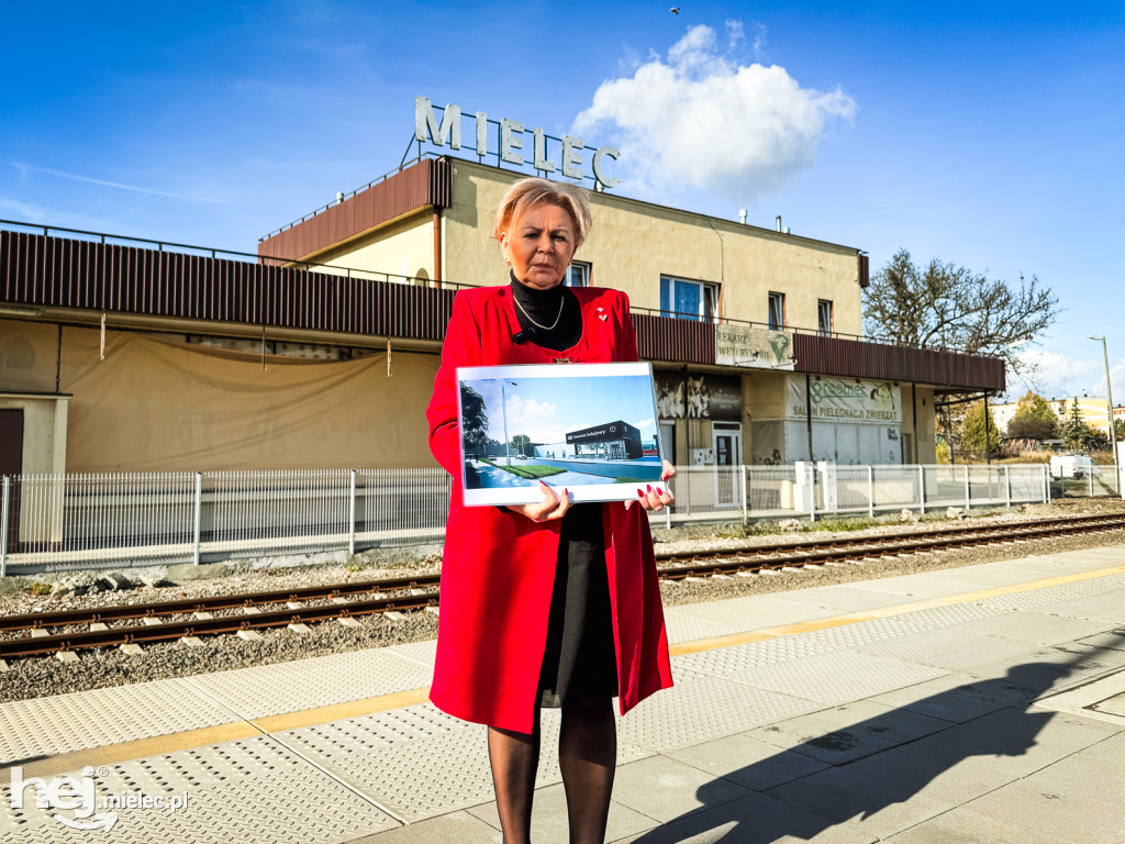 Kolejowa konferencja prasowa posłanki Skowrońskiej