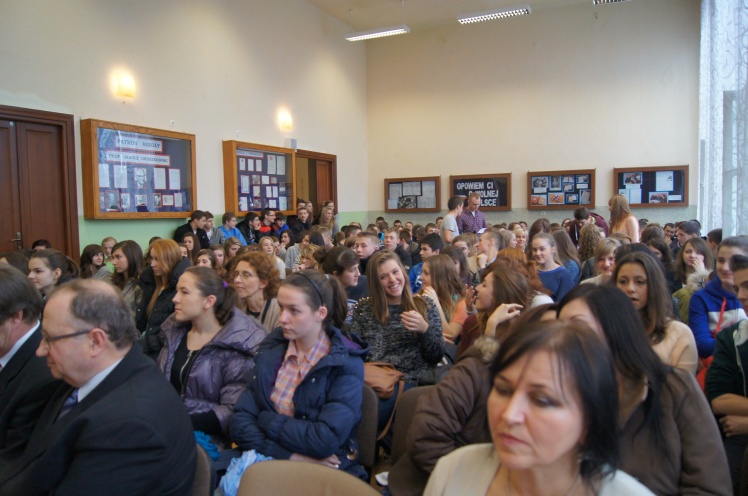 Gimnazjaliści z Mielca i powiatu gościli u Groszkowskiego