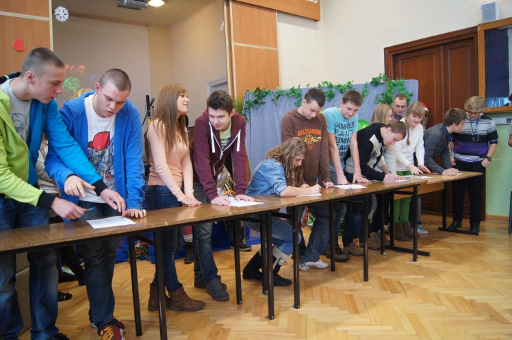 Gimnazjaliści z Mielca i powiatu gościli u Groszkowskiego