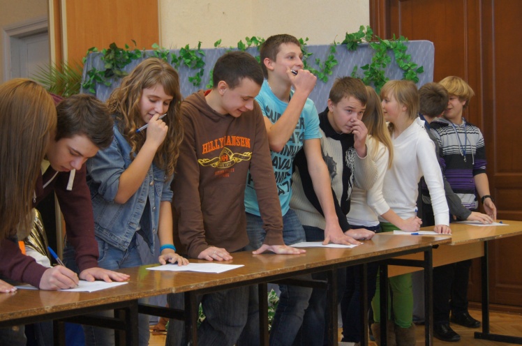 Gimnazjaliści z Mielca i powiatu gościli u Groszkowskiego