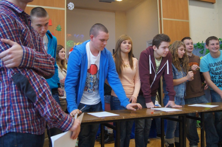 Gimnazjaliści z Mielca i powiatu gościli u Groszkowskiego