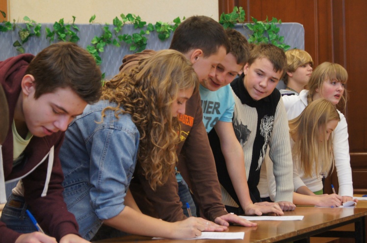 Gimnazjaliści z Mielca i powiatu gościli u Groszkowskiego