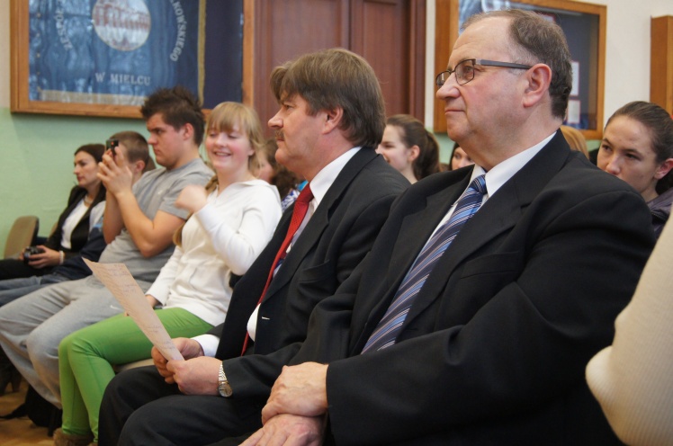 Gimnazjaliści z Mielca i powiatu gościli u Groszkowskiego