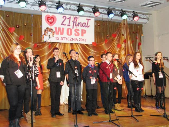 W Chorzelowie również zagrali dla dzieci i seniorów