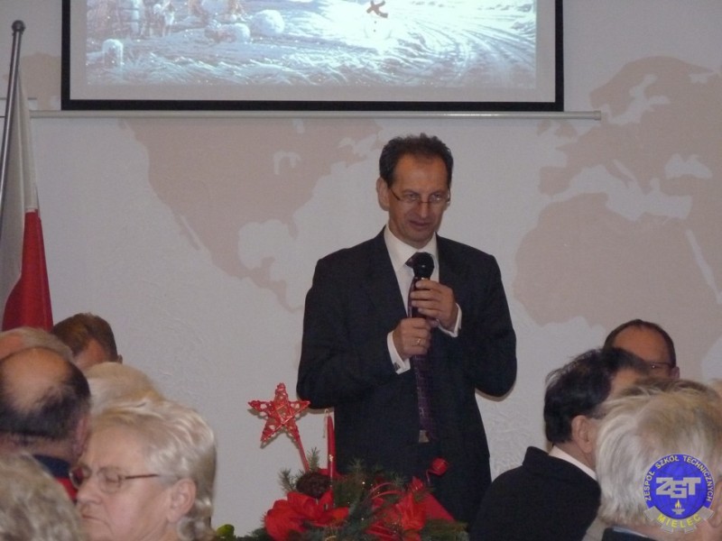 Noworoczne spotkanie z emerytowanymi pracownikami Zespołu Szkół Technicznych w Mielcu