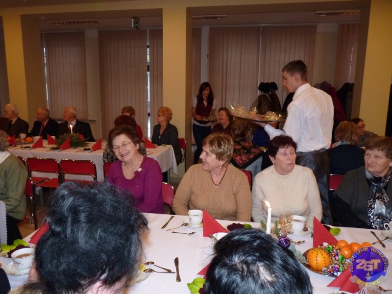 Noworoczne spotkanie z emerytowanymi pracownikami Zespołu Szkół Technicznych w Mielcu