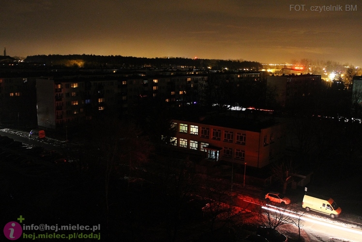 Centrum Mielca bez prądu