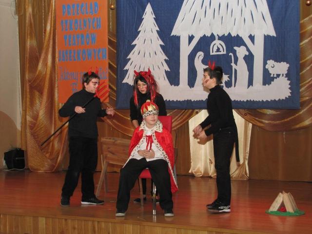 Jubileuszowy X  Przegląd   Teatrów Jasełkowych ?Idźmy powitać  Pana??  w Chorzelowie