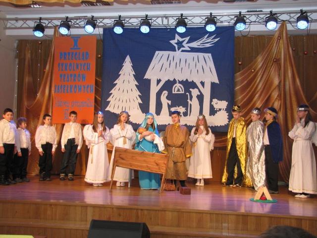 Jubileuszowy X  Przegląd   Teatrów Jasełkowych ?Idźmy powitać  Pana??  w Chorzelowie