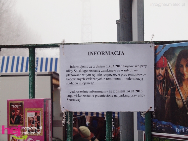 Ostatni dzień stadionowego bazaru