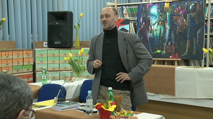 Spotkanie autorskie Grzegorza Kociuby w MBP w Mielcu
