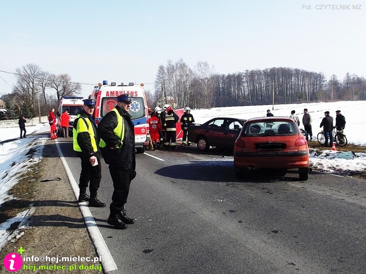 Tragiczny wypadek w Partyni. Droga relacji Mielec - Tarnów była zablokowana