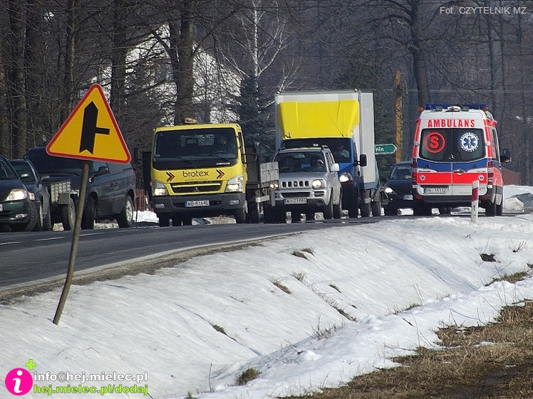 Tragiczny wypadek w Partyni. Droga relacji Mielec - Tarnów była zablokowana