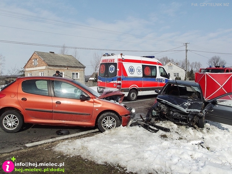 Tragiczny wypadek w Partyni. Droga relacji Mielec - Tarnów była zablokowana