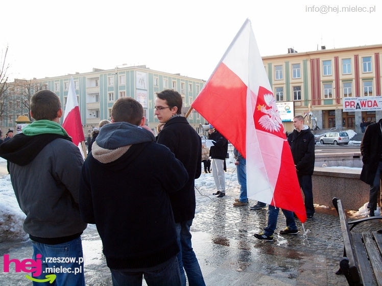 Młodzi mielczanie domagali sie odwołania rządu RP
