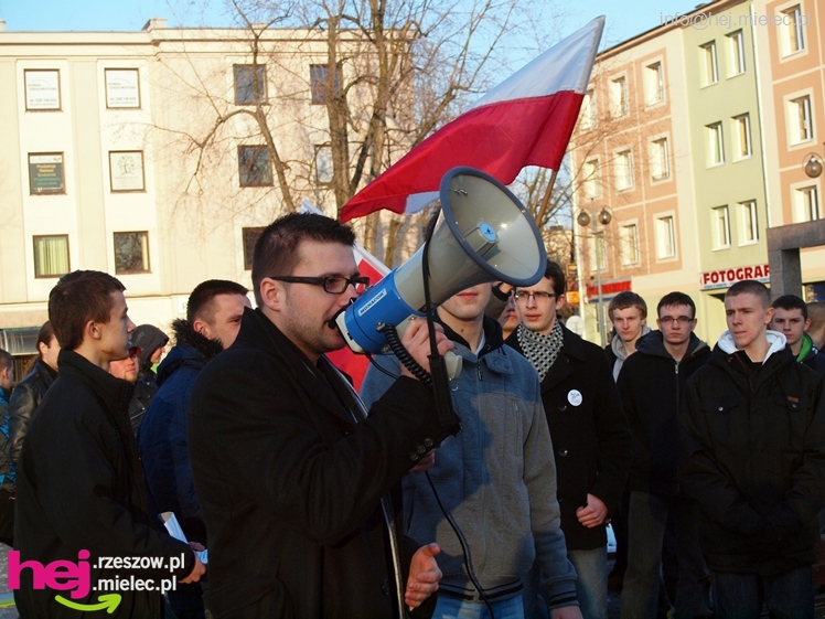 Młodzi mielczanie domagali sie odwołania rządu RP