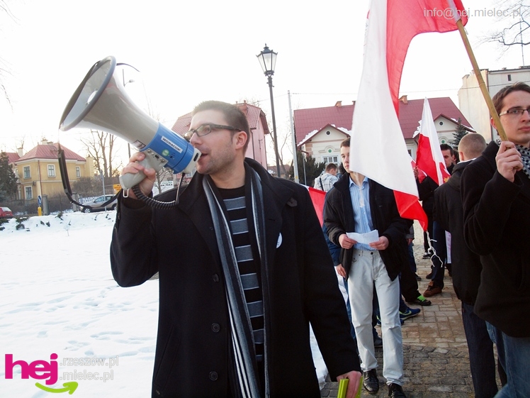 Młodzi mielczanie domagali sie odwołania rządu RP