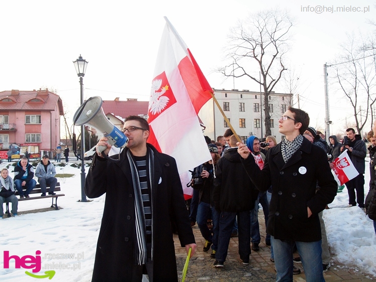 Młodzi mielczanie domagali sie odwołania rządu RP