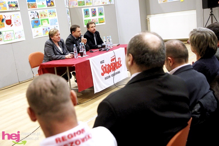 Przewodniczący Solidarności Piotr Duda w Mielcu