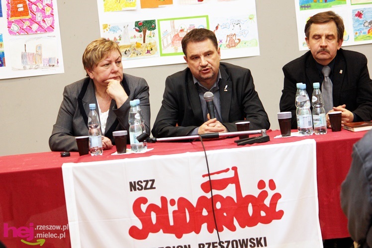 Przewodniczący Solidarności Piotr Duda w Mielcu