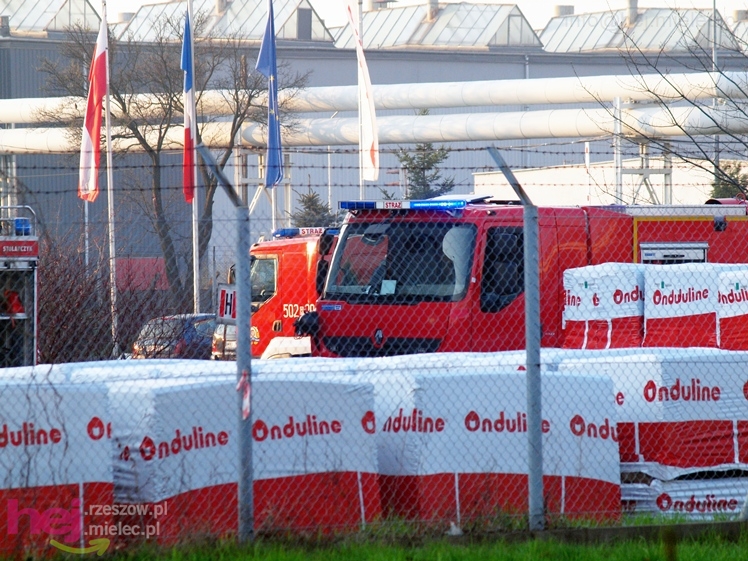 Pożar na terenie Specjalnej Strefy Ekonomicznej