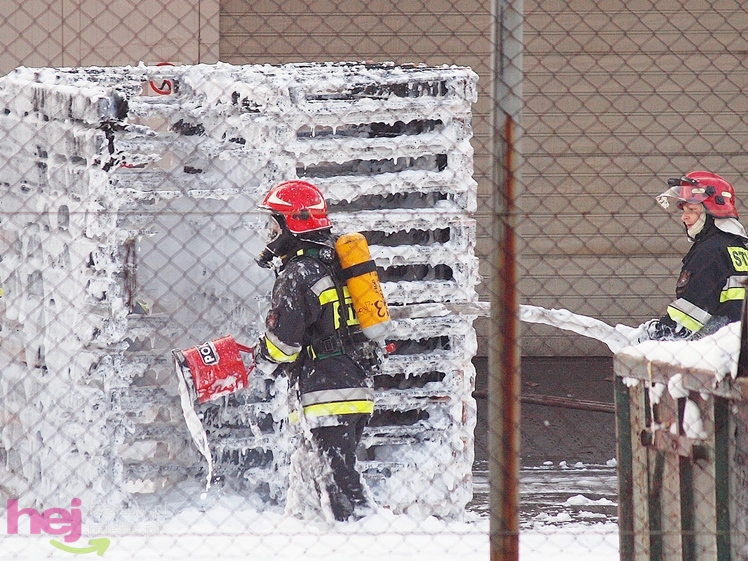 Pożar na terenie Specjalnej Strefy Ekonomicznej