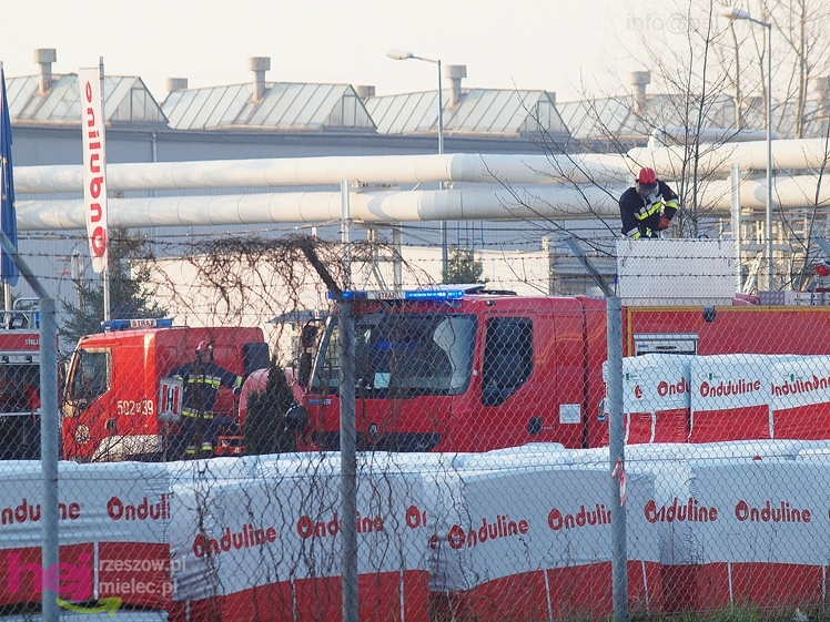 Pożar na terenie Specjalnej Strefy Ekonomicznej