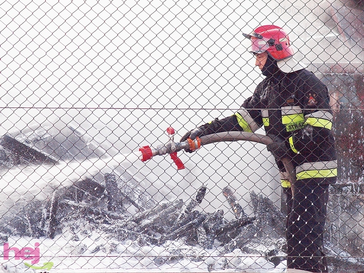 Pożar na terenie Specjalnej Strefy Ekonomicznej