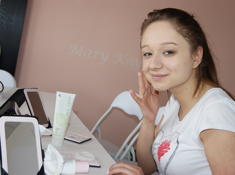 Modelki MFW na warsztatach kosmetycznych Mary Kay