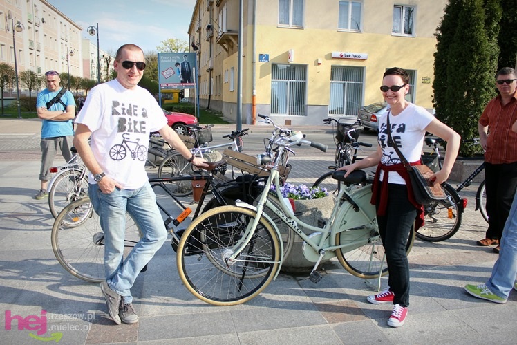 Pierwsza w 2013 Masa Krytyczna pojechała ulicami Mielca