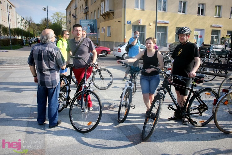 Pierwsza w 2013 Masa Krytyczna pojechała ulicami Mielca