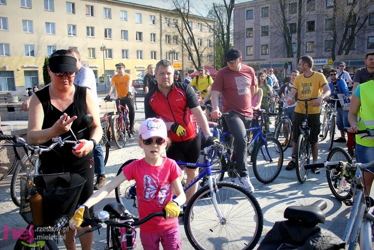 Pierwsza w 2013 Masa Krytyczna pojechała ulicami Mielca