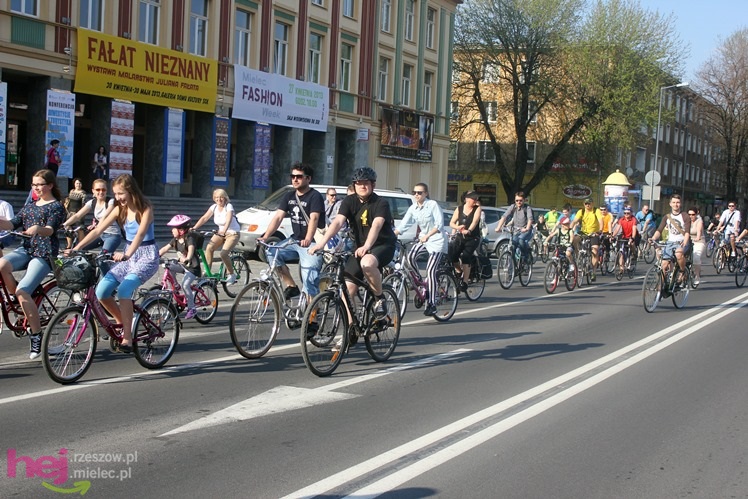 Pierwsza w 2013 Masa Krytyczna pojechała ulicami Mielca