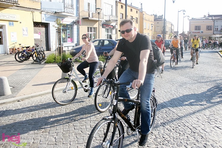 Pierwsza w 2013 Masa Krytyczna pojechała ulicami Mielca