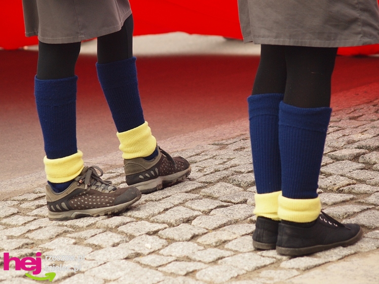 Mieleckie święto3 Maja obchodzone jak co roku. Msza, przemarsz, uroczystość pod pomnikiem