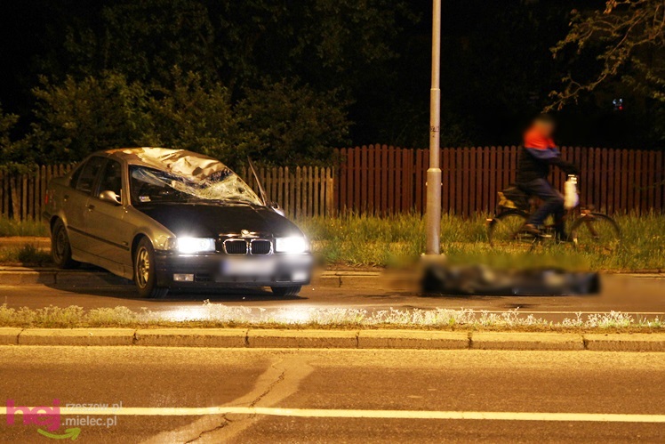 Tragiczny wypadek na Al. Kwiatkowskiego w Mielcu. Nie żyje 52-letni mężczyzna
