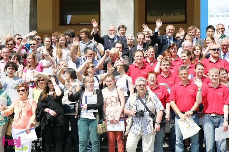Partnerzy Mielca z Niemiec, Węgier i Francji na wspólnej konferencji