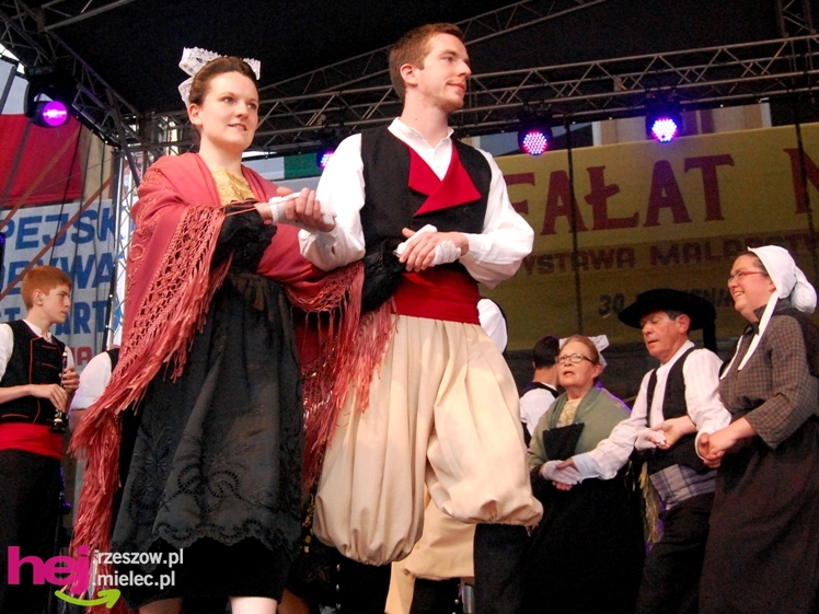 Barwny i długo koncert zakończył europejskie spotkanie w Mielcu - część II