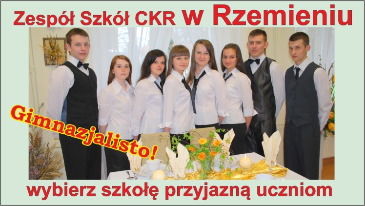 Dzień Otwarty w Zespole Szkół CKR w Rzemieniu