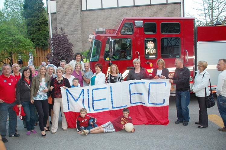 Mielczanie z Kanady na tradycyjnym spotkaniu. Przy okazji pomogli w akcji gaśniczej