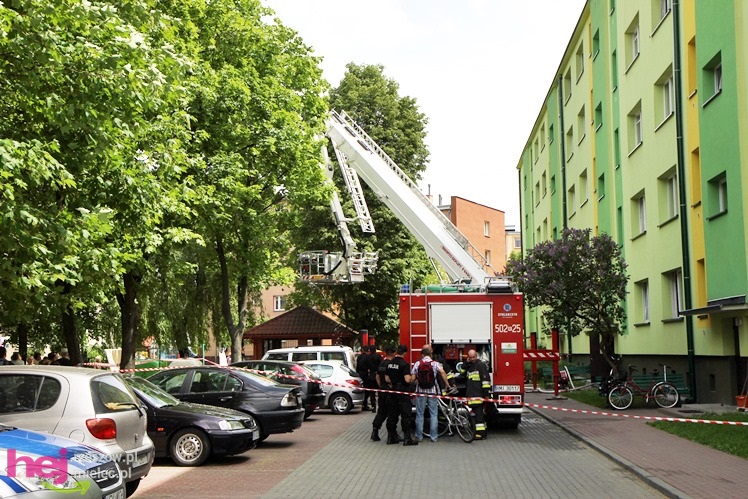Pożar mieszkania przy ul. Solskiego