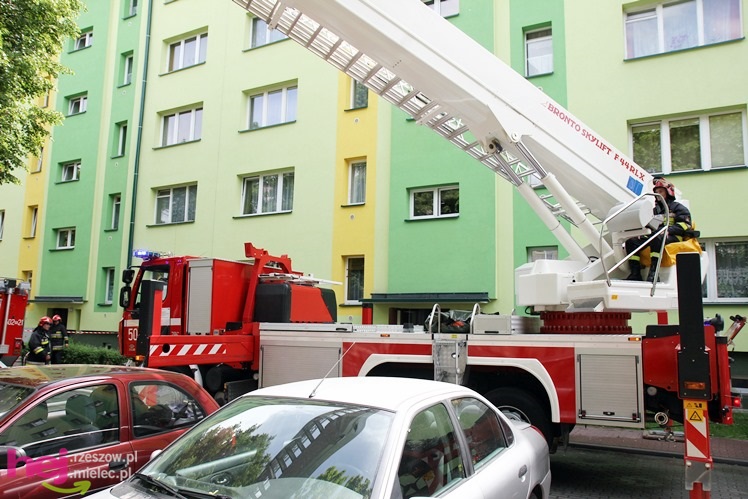Pożar mieszkania przy ul. Solskiego