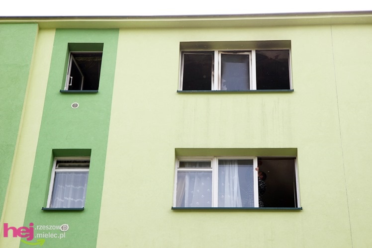 Pożar mieszkania przy ul. Solskiego