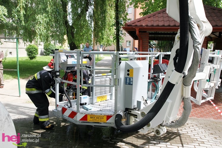 Pożar mieszkania przy ul. Solskiego