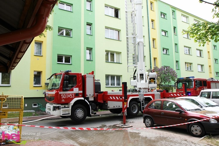 Pożar mieszkania przy ul. Solskiego