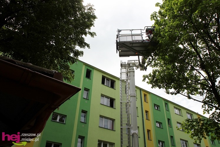 Pożar mieszkania przy ul. Solskiego